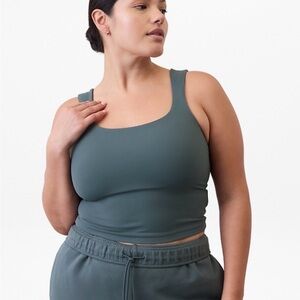 Athleta Transcend Square Neck Crop Sports Bra D–DD+